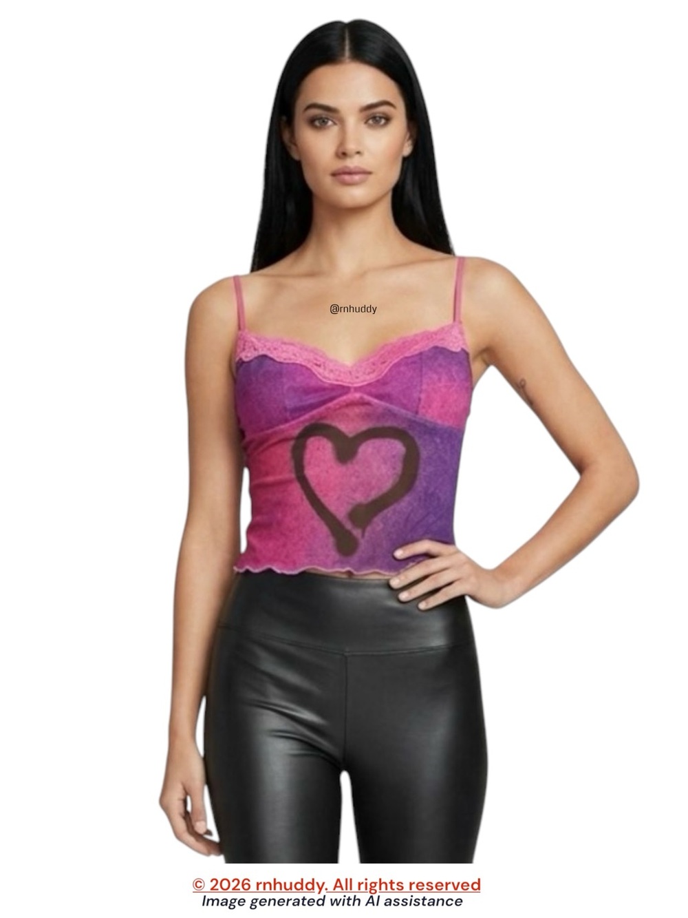 The Kript S pink purple mesh tank